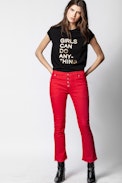 Walk Girls T-shirt - Women's slogan T-shirt.