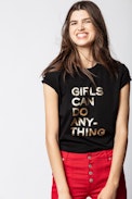 Walk Girls T-shirt - Women's slogan T-shirt.