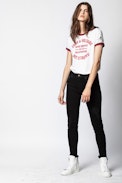 Camiseta Walk Blason - Camiseta de algodón estampado.