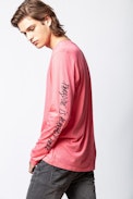 Hector Paradise T-shirt - Men's T-shirt, long sleeves, printed on the sleeve.