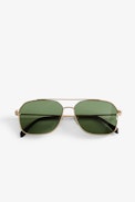 Sunglasses Shiny Total Rose Gold - Zadig&Voltaire unisex gold acetate sunglasses.