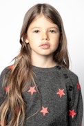 Maglione Ava Junior - Maglione grigio da bambina.