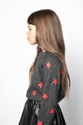 Maglione Ava Junior - Maglione grigio da bambina.