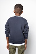 Sudadera Joe Infantil - Sudadera azul de algodón para niño.