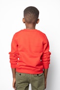 Sudadera Joe Infantil - Sudadera roja de algodón para niño.