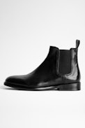 Botines Rhodes Roma - Botines negros de piel para hombre de Zadig&Voltaire.