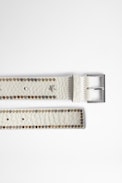 Ceinture Starlight - Ceinture en cuir blanc pour femme Zadig&Voltaire
