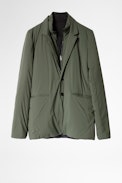 Parka reversible Kurt - Parka verde caqui para hombre.