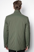 Parka reversible Kurt - Parka verde caqui para hombre.