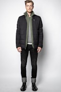 Parka reversible Kurt - Parka verde caqui para hombre.