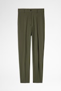 Paco Wool Tech Pants - Men’s khaki green pants.