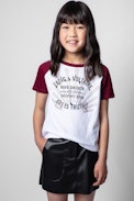 Deva Enfant T-shirt - White cotton T-shirt for kids