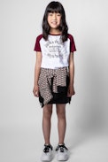 Deva Enfant T-shirt - White cotton T-shirt for kids