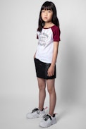 Deva Enfant T-shirt - White cotton T-shirt for kids