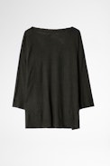 Flint Patch Cachemire Sweater - Women’s khaki featherlight cashmere sweater.