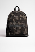 ZV Initiale Jordan Bag - Men's black faded cotton backpack
