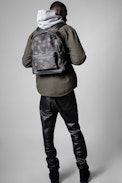 ZV Initiale Jordan Bag - Men's black faded cotton backpack