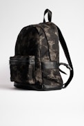 ZV Initiale Jordan Bag - Men's black faded cotton backpack