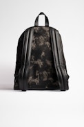 ZV Initiale Jordan Bag - Men's black faded cotton backpack
