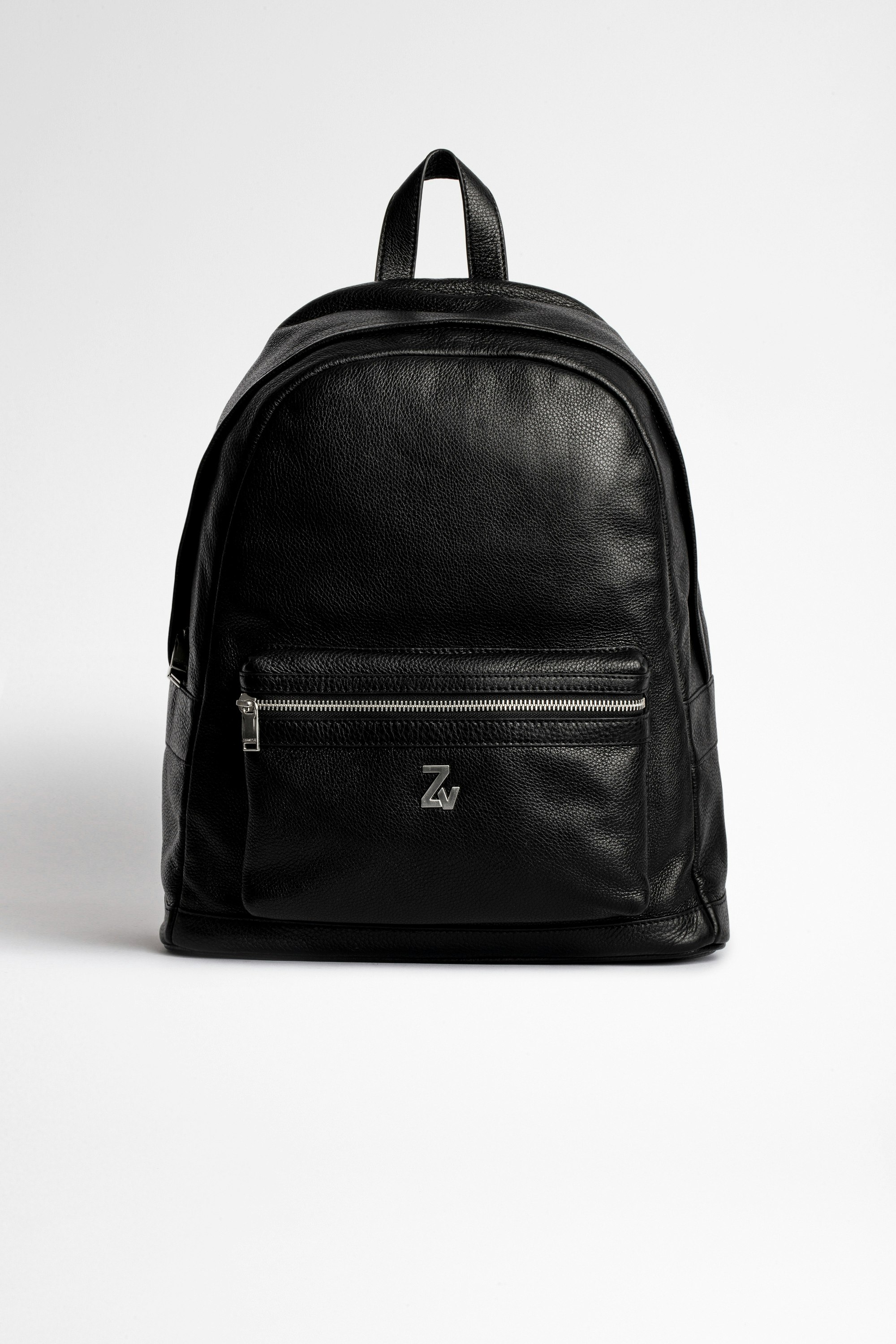 ZV Initiale Jordan バッグ Men's black grained leather bag
