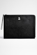 ZV Initiale John Pouch - Men's black leather pouch