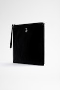ZV Initiale John Pouch - Men's black leather pouch