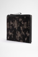 ZV Initiale John Pouch - Men's faded black cotton pouch