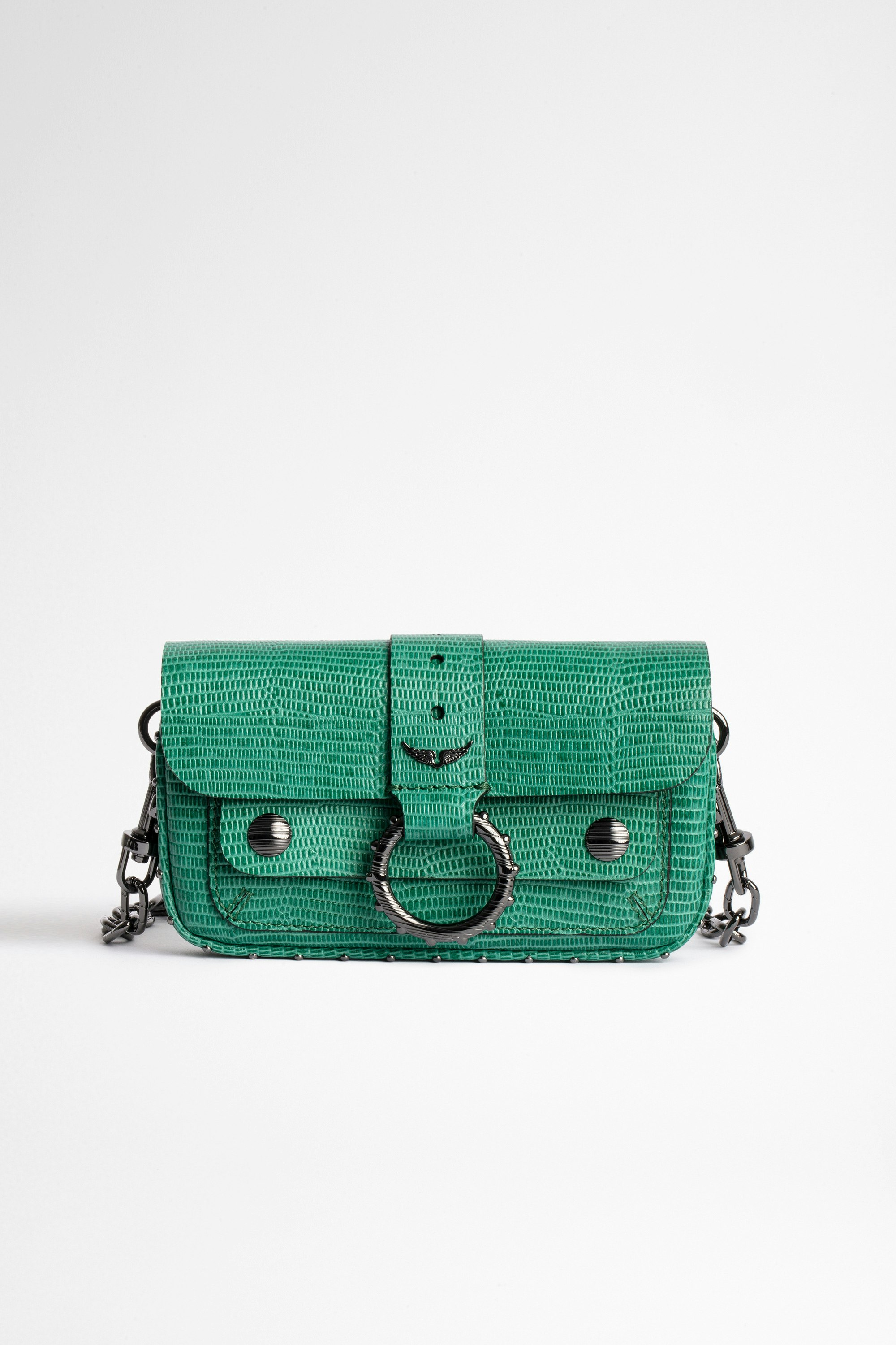Kate Wallet Embossed Iguana Bag 