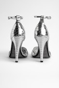Sandali Amee Pelle - Sandali in pelle argentata donna