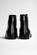 Botines Romare Cuero - Botines de hombre de piel negra