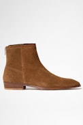 Botines Romare Suede Cuero - Botines de hombre de ante coñac