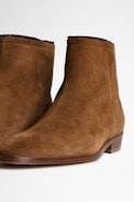 Botines Romare Suede Cuero - Botines de hombre de ante coñac