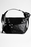 Le Cecilia Patchwork Studs Bag - Women’s Le Cecilia black patchwork leather bag