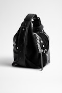 Le Cecilia Patchwork Studs Bag - Women’s Le Cecilia black patchwork leather bag