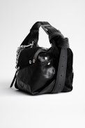 Le Cecilia Patchwork Studs Bag - Women’s Le Cecilia black patchwork leather bag