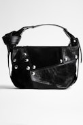 Le Cecilia Patchwork Studs Bag - Women’s Le Cecilia black patchwork leather bag