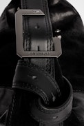 Le Cecilia Patchwork Studs Bag - Women’s Le Cecilia black patchwork leather bag