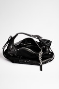 Le Cecilia Patchwork Studs Bag - Women’s Le Cecilia black patchwork leather bag