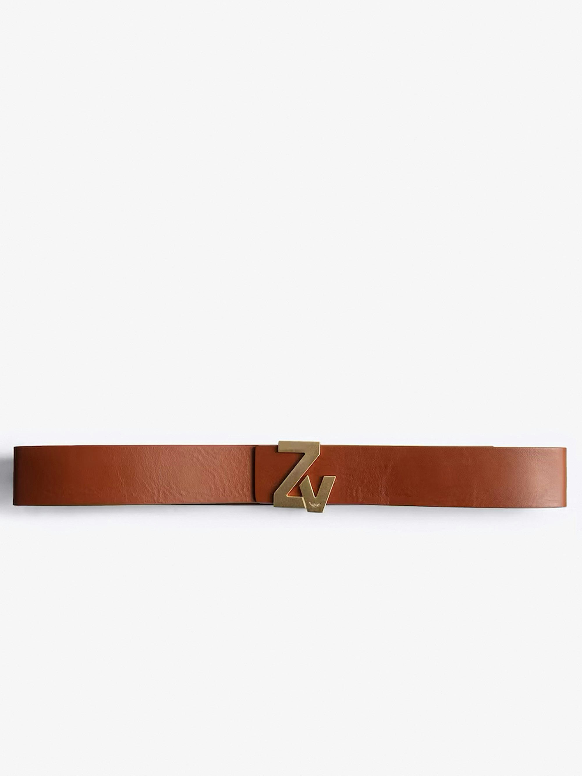 La Belt ZV Initiale Belt - Women’s ZV Initiale brown leather belt