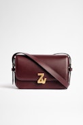 Le Mini ZV Initiale Bag - Women's Le Mini bag in burgundy leather with shoulder strap