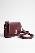 Le Mini ZV Initiale Bag - Women's Le Mini bag in burgundy leather with shoulder strap