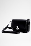 Sac ZV Initiale Le Mini - Sac Le mini en cuir lisse noir  Femme
