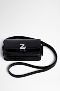 Sac ZV Initiale Le Mini - Sac Le mini en cuir lisse noir  Femme