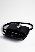 Sac ZV Initiale Le Mini - Sac Le mini en cuir lisse noir  Femme