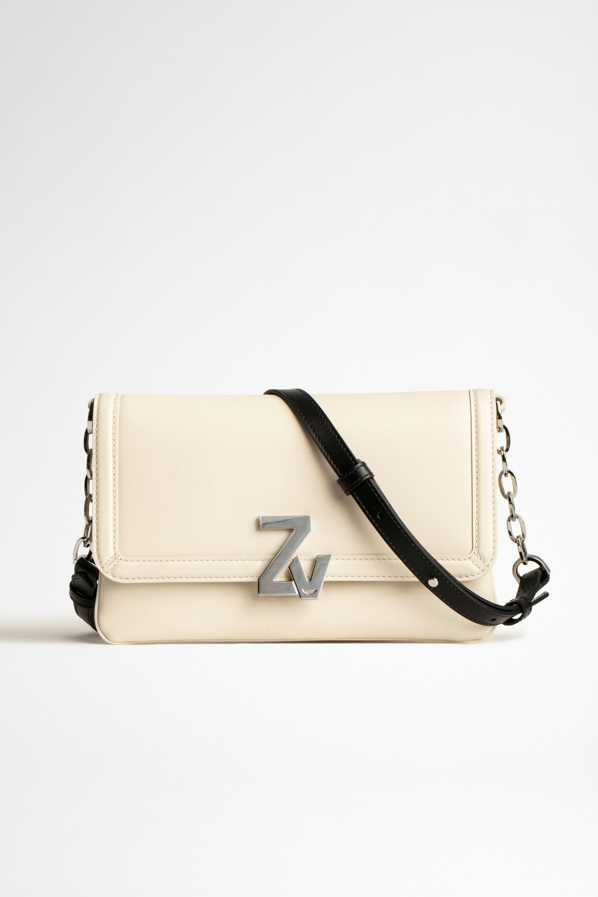 Tasche ZV Initiale La Clutch Damen-Clutch aus Glattleder mit ZV-Monogramm