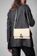 ZV Initiale La Clutch Bag - Women’s smooth leather clutch bag with ZV monogram