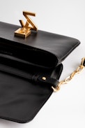Tasche ZV Initiale La Clutch - Damen-Clutch aus Glattleder mit ZV-Monogramm