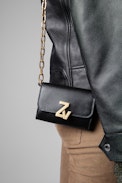 ZV Initiale Le Tiny Unchained Wallet-Style Clutch - Women's black ZV Initiale black leather wallet