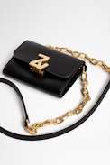 ZV Initiale Le Tiny Unchained Wallet-Style Clutch - Women's black ZV Initiale black leather wallet