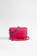 ZV Initiale Le Tiny Unchained Wallet-Style Clutch - Women’s ZV pink embossed leather wallet